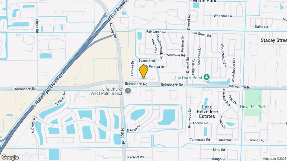 1072 Fernlea Dr Mapa y Detalles de la Ubicación