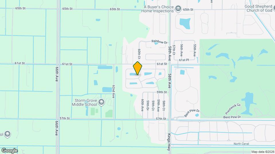 5940 Manzanita Way Map and Location Details