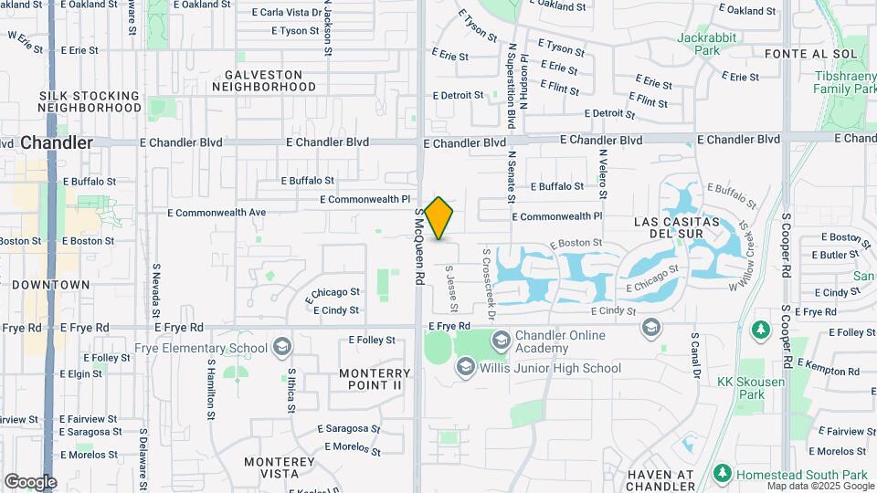 1083 E Boston Ct Map and Location Details