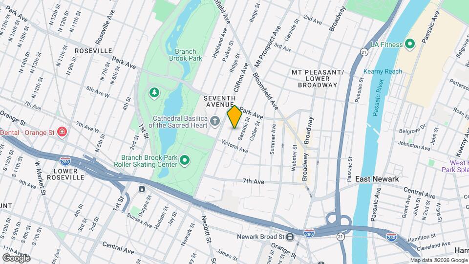 89 Mt Prospect Ave Mapa y Detalles de la Ubicación