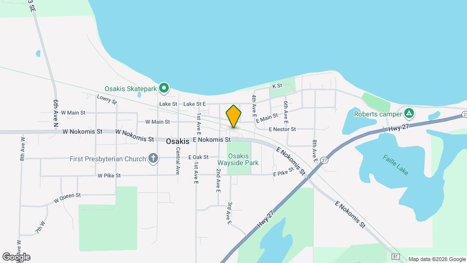 301 E Nokomis St Map and Location Details