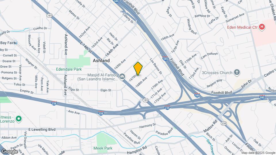 1462 167th Ave Map and Location Details