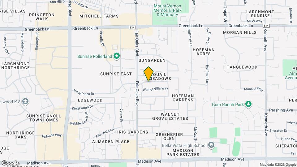 8128 Sunrise E Way Map and Location Details