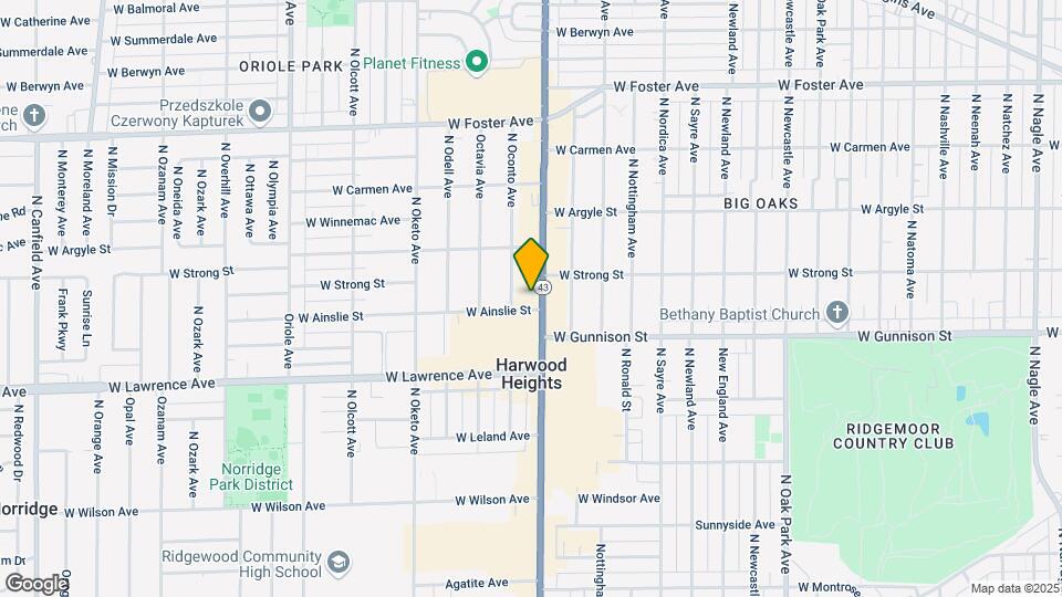 4904 N Harlem Ave Map and Location Details