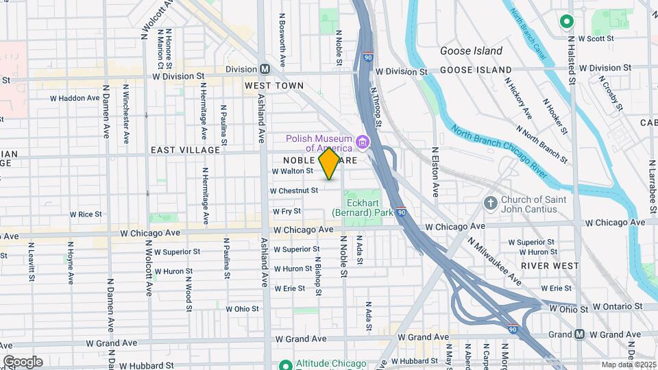 1420 W Chestnut St Map and Location Details