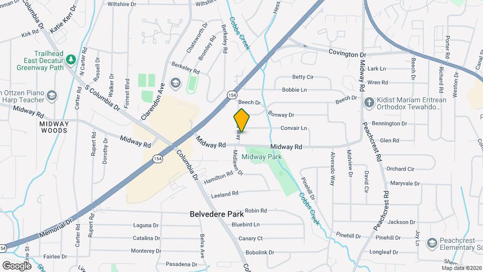 1310 Celia Way Map and Location Details