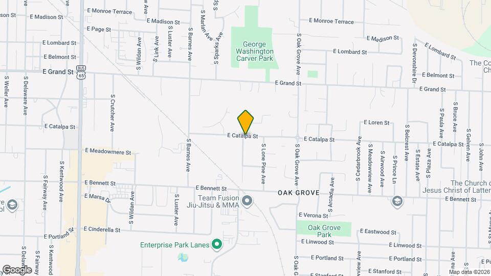 1202 S Willow Ln Ave Map and Location Details