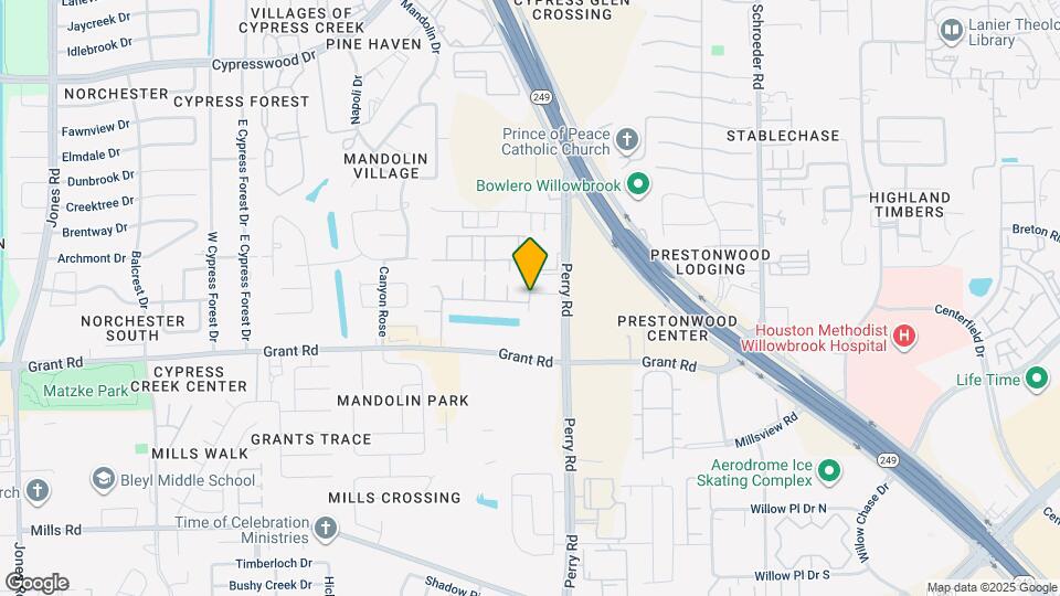 13603 Palmer Springs Dr Map and Location Details