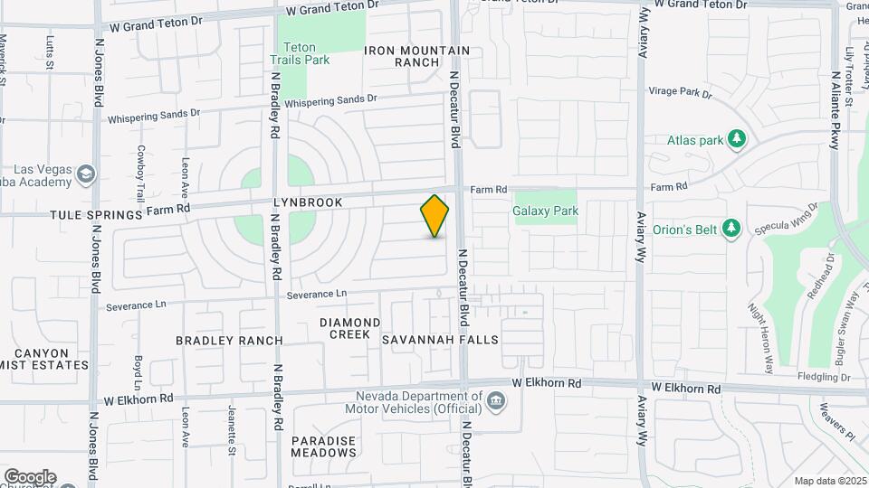 4829 Soaring Springs Ave Mapa y Detalles de la Ubicación