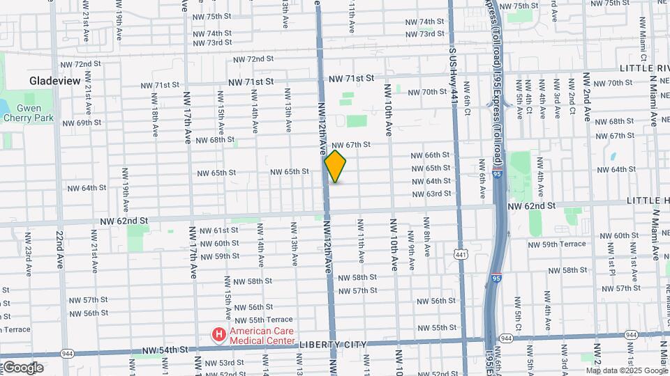 1180 NW 64th St Map and Location Details