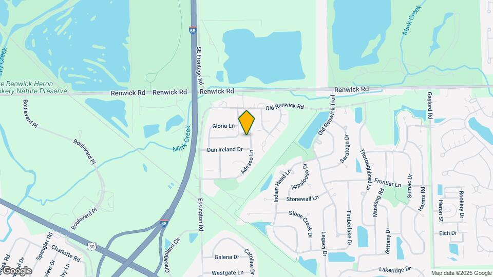 3809 Adesso Ln Map and Location Details