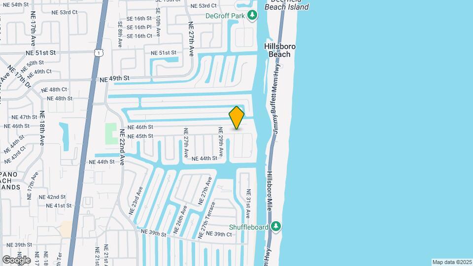 3601 NE 22nd Ave Map and Location Details