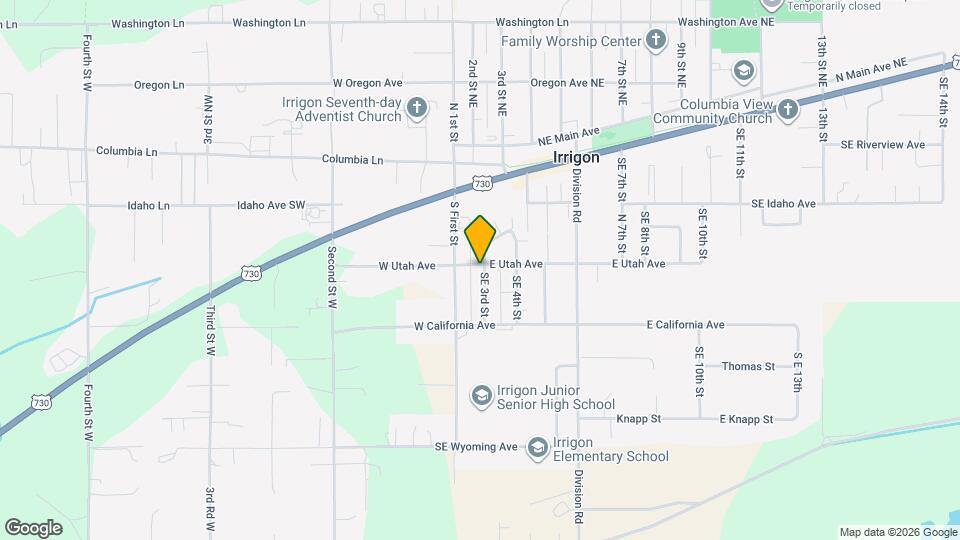 190 S E Utah Ave Map and Location Details