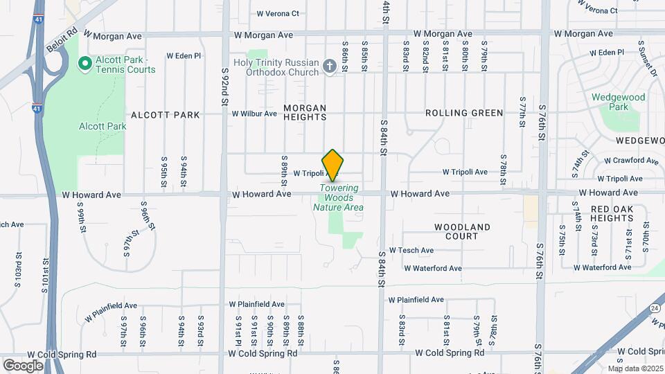 8626-8628 W Howard Ave Map and Location Details