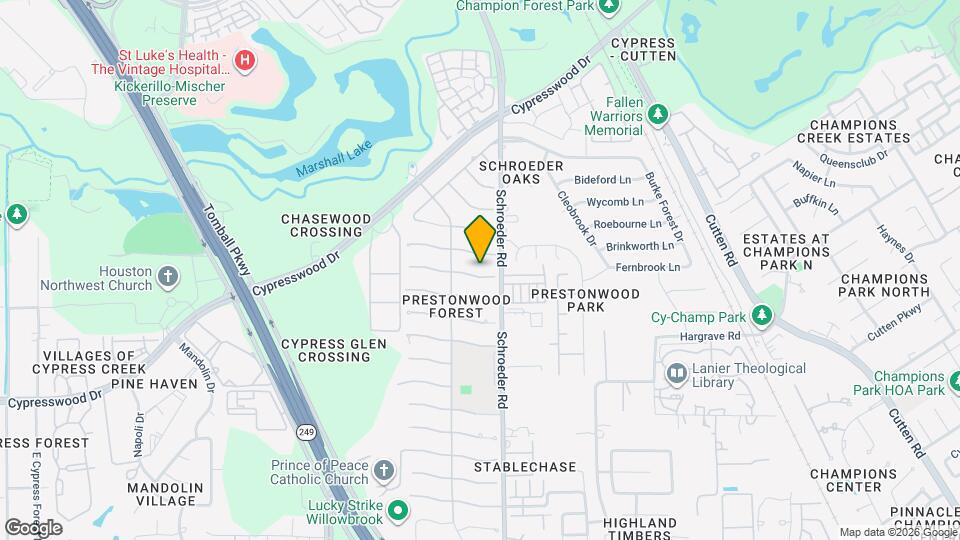 8114 Fernbrook Ln Map and Location Details
