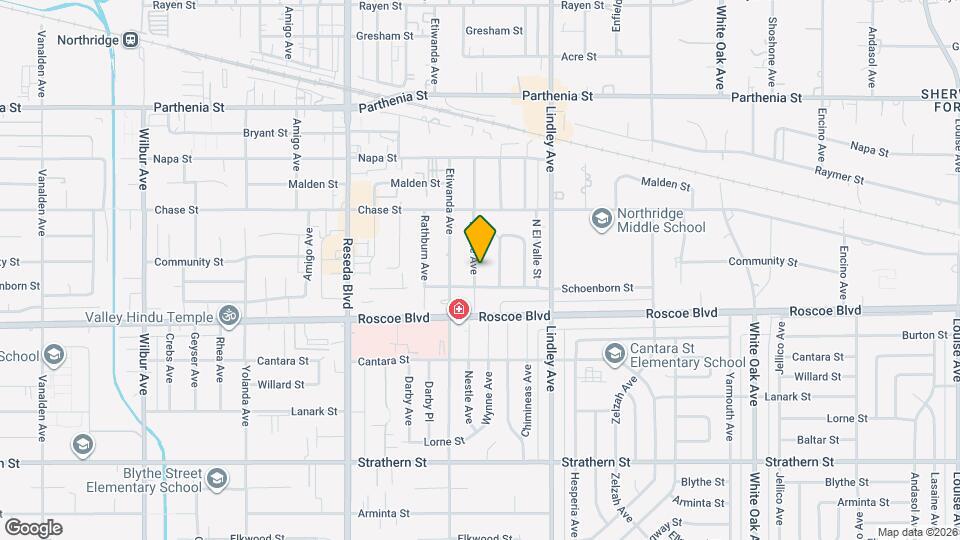 8358 Nestle Ave Map and Location Details
