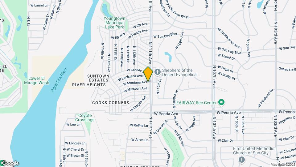11101 W Montana Ave, Unit 11101 B Map and Location Details