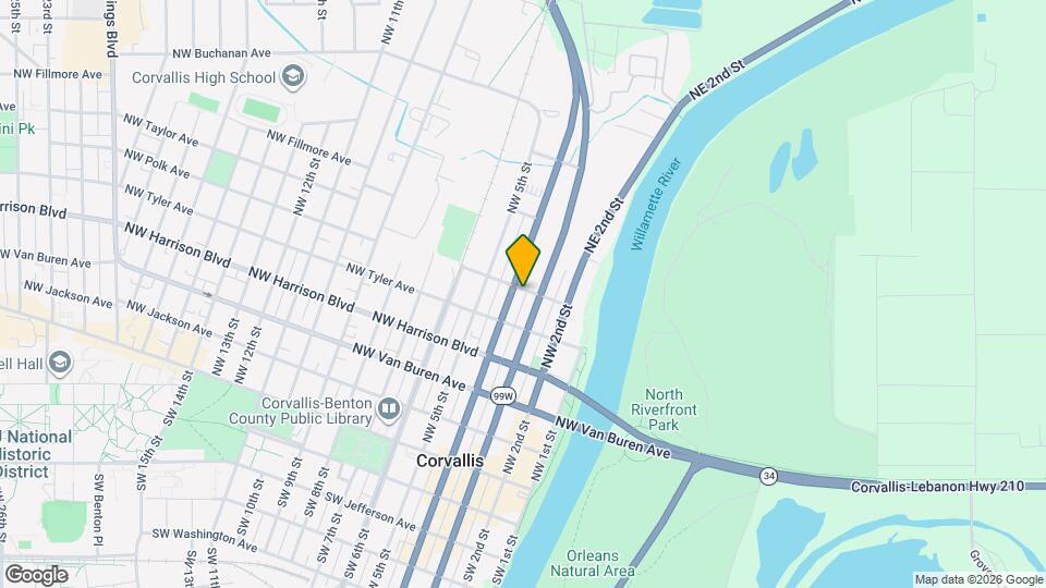 350 NW Polk Ave, Unit Garage Mahal Map and Location Details