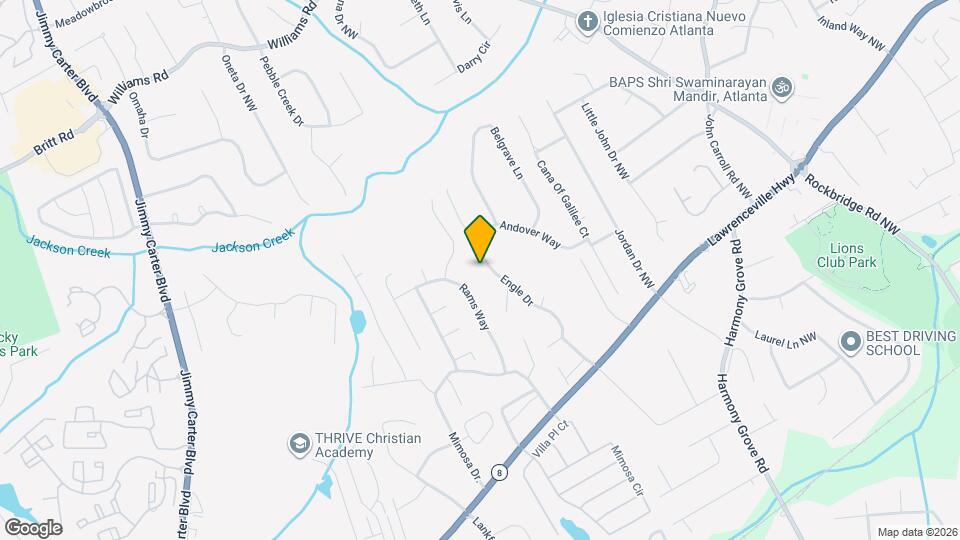 418 Engle Dr Mapa y Detalles de la Ubicación