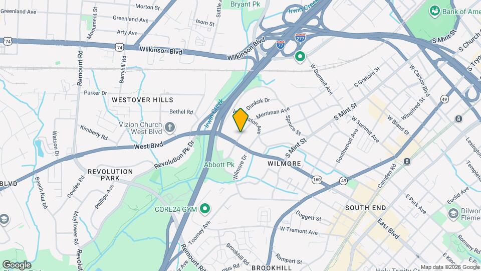 1840 Merriman Ave Mapa y Detalles de la Ubicación