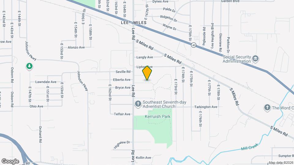 16805 Fairfax Ave Map and Location Details