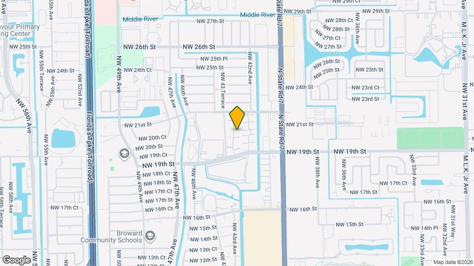 2034 NW 43 Terrace Map and Location Details