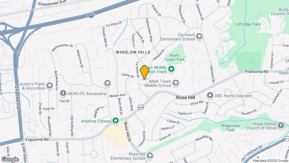 4912 Upland Dr Mapa y Detalles de la Ubicación