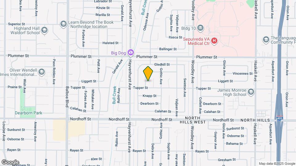 9320 Odessa Ave Map and Location Details