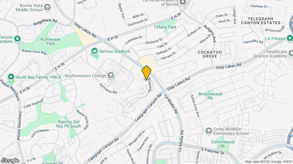 1567 Apache Dr Map and Location Details