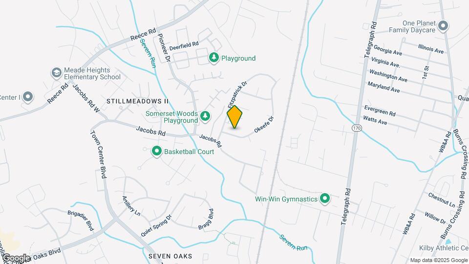 8506 Okeefe Dr Map and Location Details