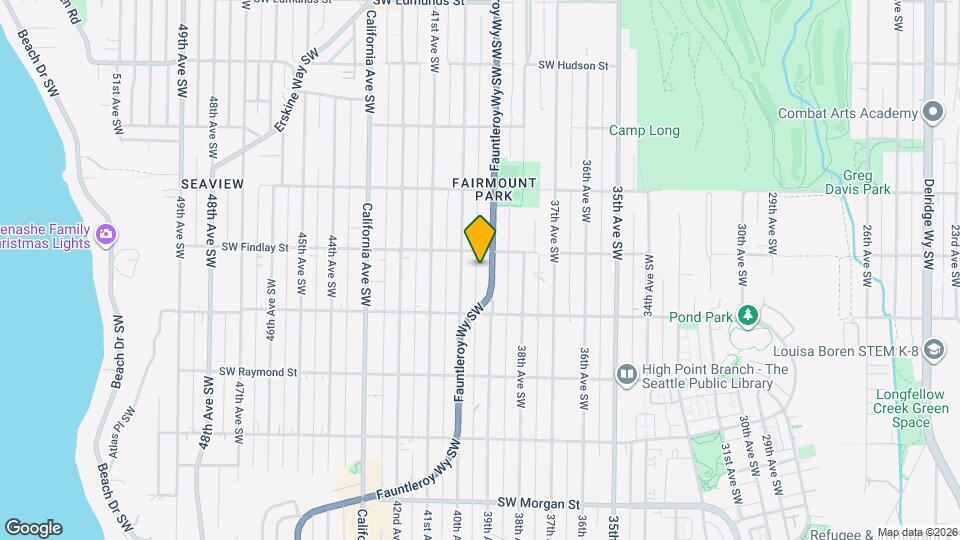 5619 Fauntleroy Wy SW Map and Location Details