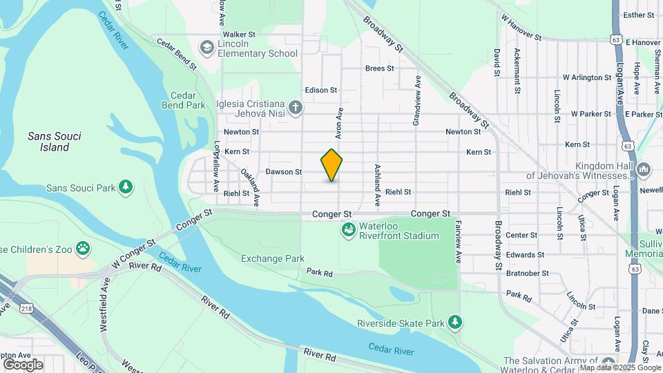 906 Riehl St Map and Location Details