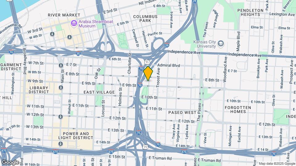 918 E 9th St Mapa y Detalles de la Ubicación