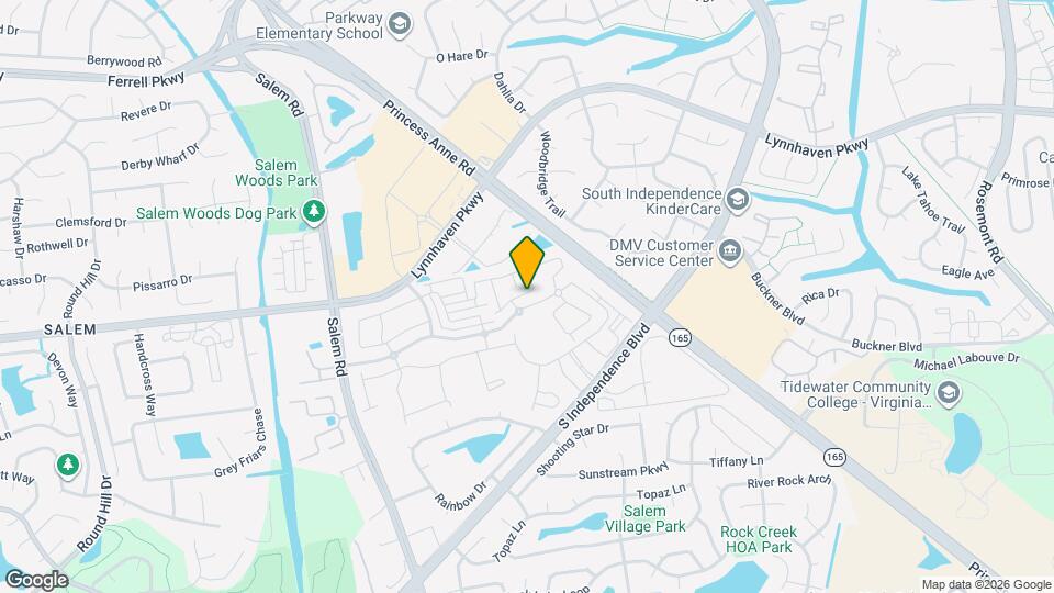 1688 Halesworth Ln Map and Location Details