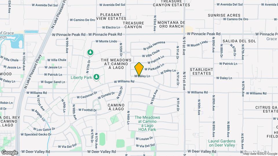9409 W Daley Ln Map and Location Details