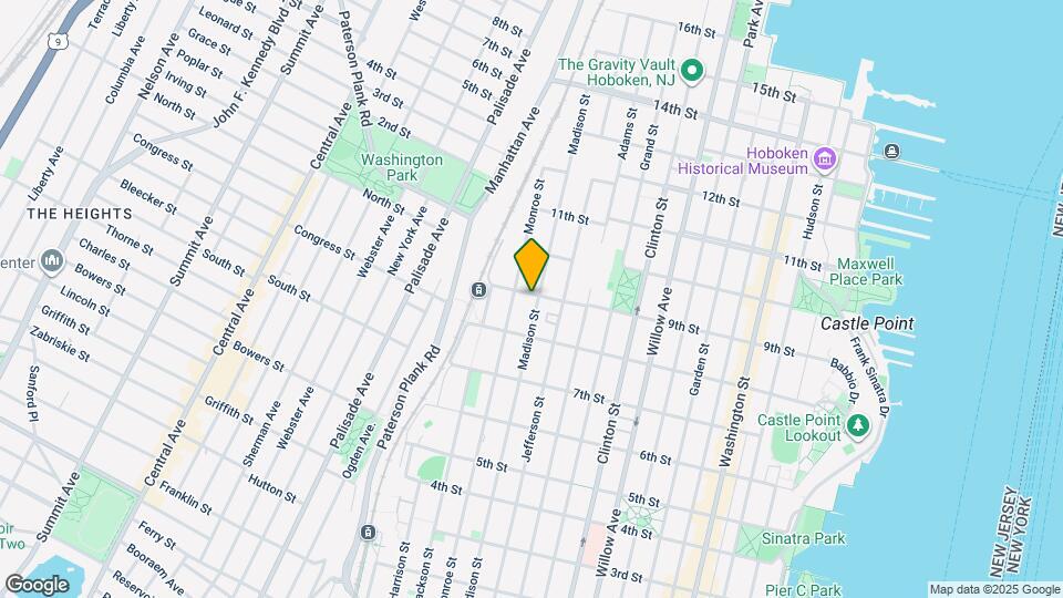 824 Madison St Map and Location Details