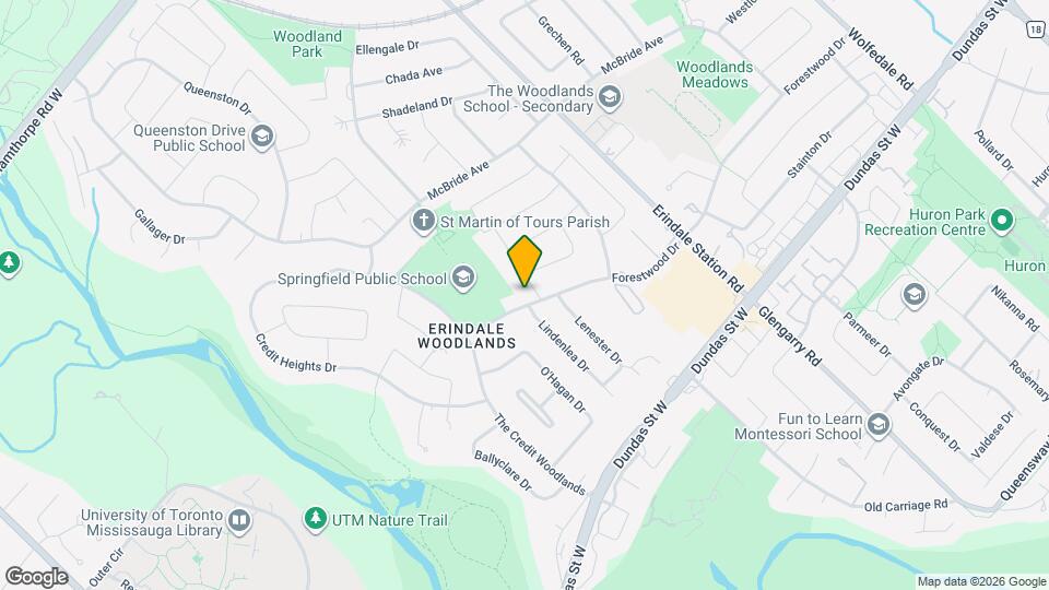 1255 Forestwood Dr Map and Location Details