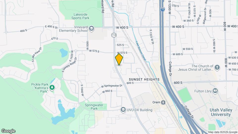 670 S 1545 W Map and Location Details