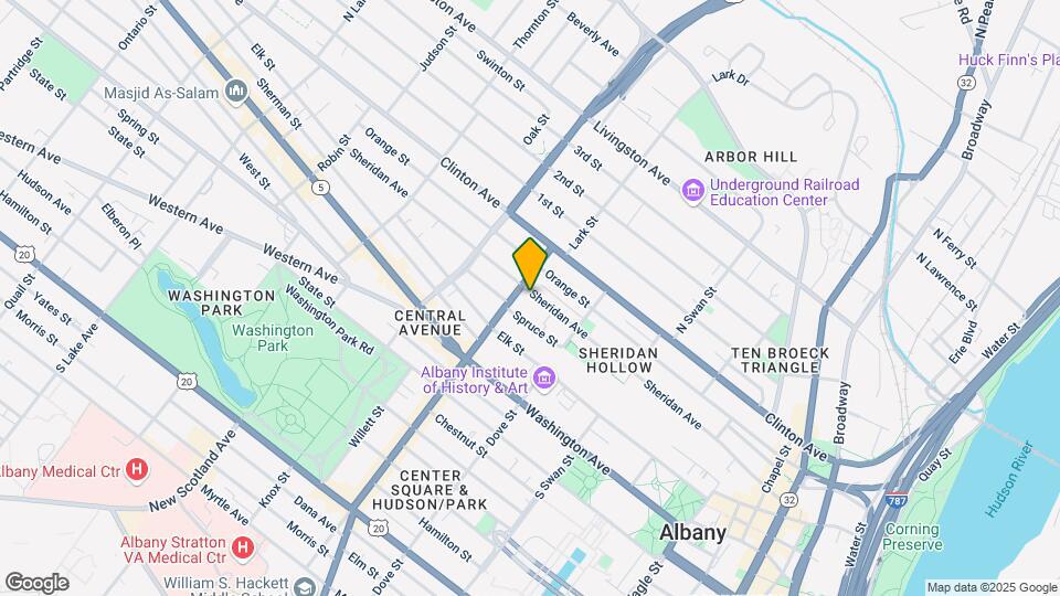 254 Sheridan Ave Map and Location Details
