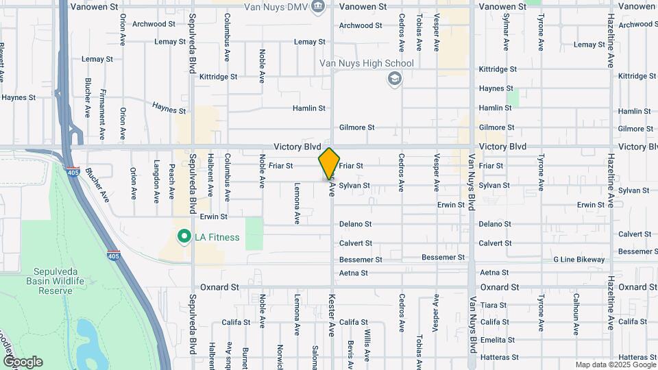 14902 Sylvan St Map and Location Details