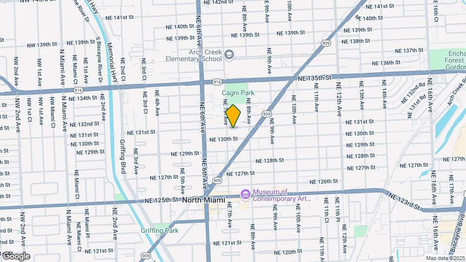 720 NE 131st St Map and Location Details