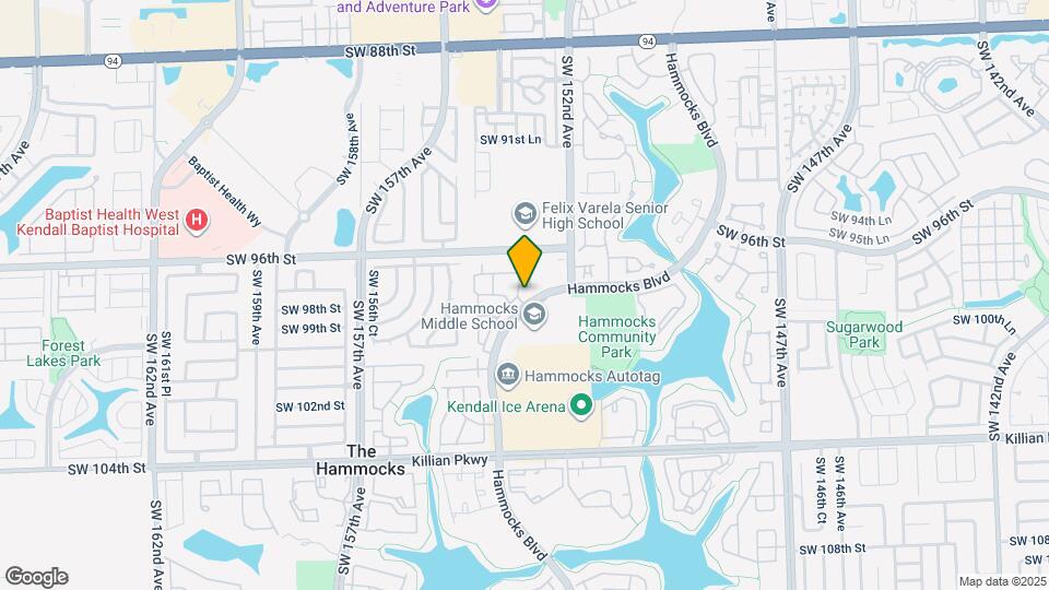 9810 Hammocks Blvd Map and Location Details