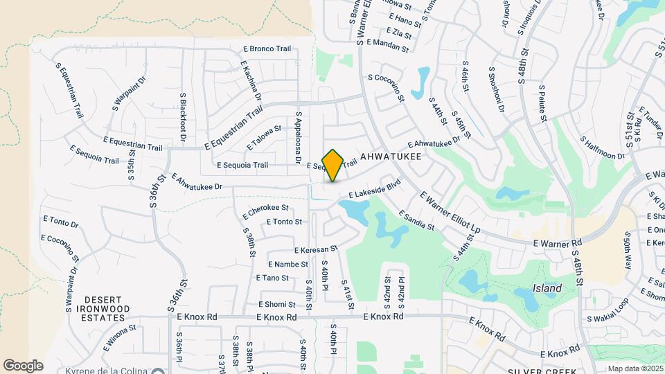 4109 E Ahwatukee Dr Map and Location Details