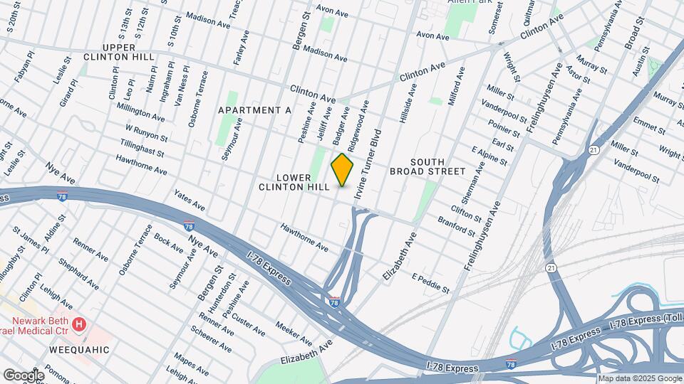 204 Ridgewood Ave Map and Location Details