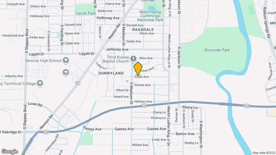 524 Louis Ave Map and Location Details