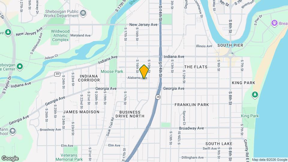 1515 Alabama Ave, Unit 1515 Mapa y Detalles de la Ubicación