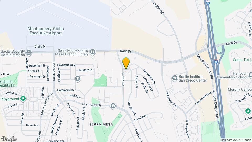 3563 Ruffin Rd Map and Location Details