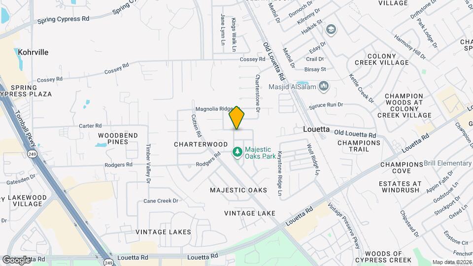 9511 Charter Ridge Dr Map and Location Details