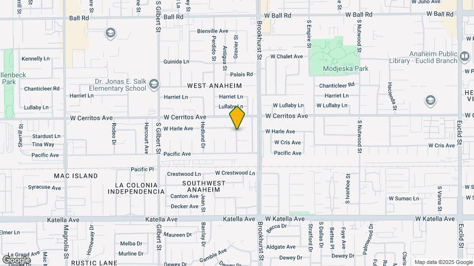 10572 Chamberlain Ave Map and Location Details