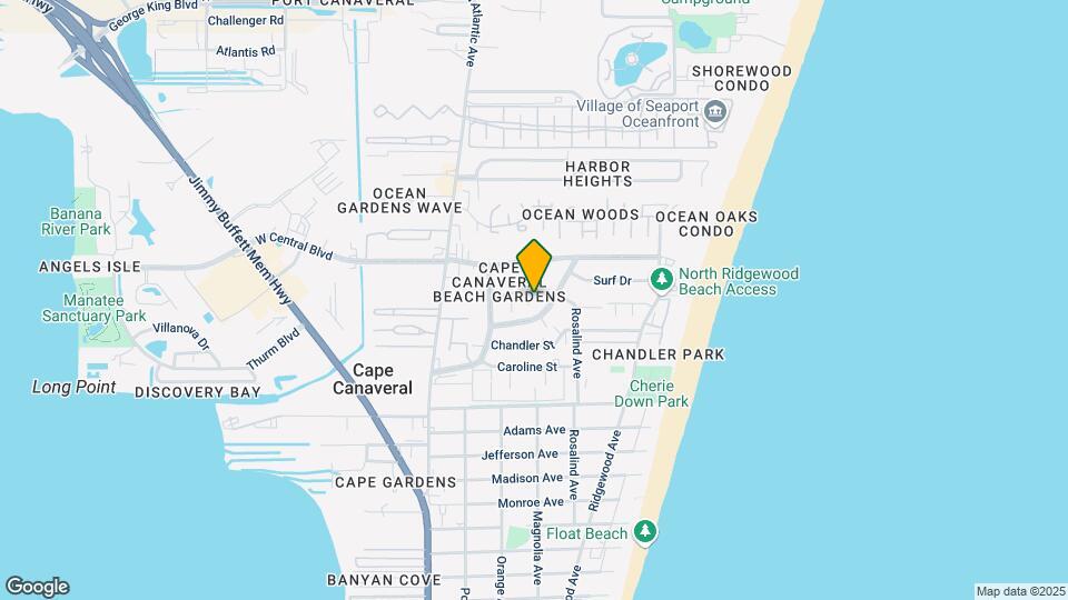 105 Garden Beach Ln Map and Location Details